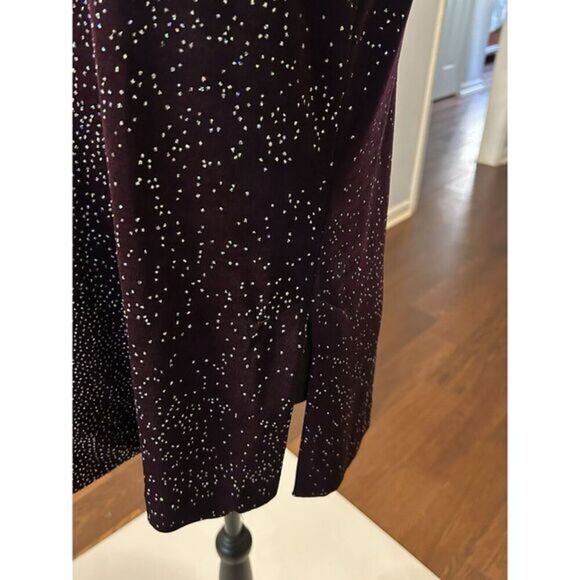 R&M Richards Women's Purple Sequin Evening Top Size 8P - Picture 3 of 5